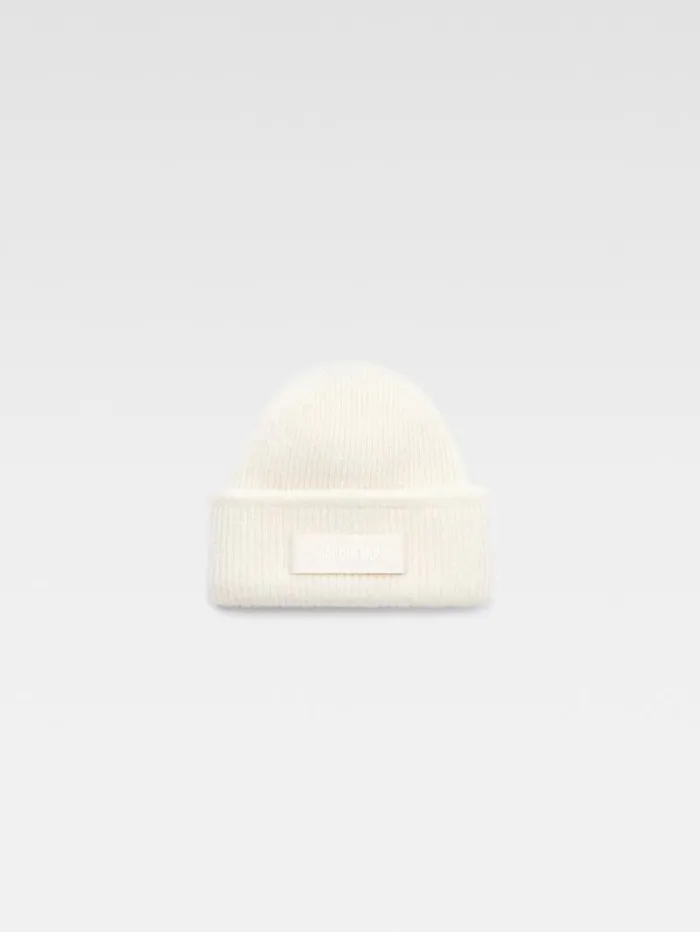 JACQUEMUS The Gros Grain Beanie Offwhite WomenMen Scarves Beanies and Gloves