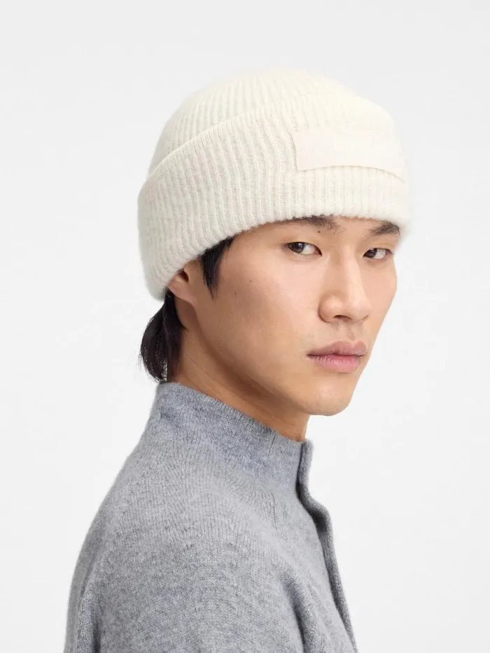 JACQUEMUS The Gros Grain Beanie Offwhite WomenMen Scarves Beanies and Gloves