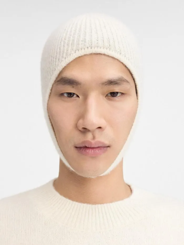 JACQUEMUS The Gros Grain Hood Offwhite WomenMen Scarves Beanies and Gloves JACQUEMUS The Gros Grain Hood Offwhite WomenMen Scarves Beanies and Gloves
