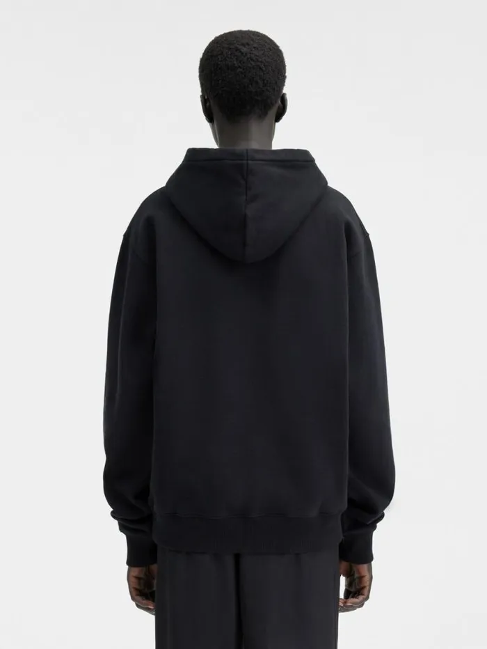JACQUEMUS The Gros Grain Hoodie Black WomenMen Sweatshirts and Joggings JACQUEMUS The Gros Grain Hoodie Black WomenMen Sweatshirts and Joggings