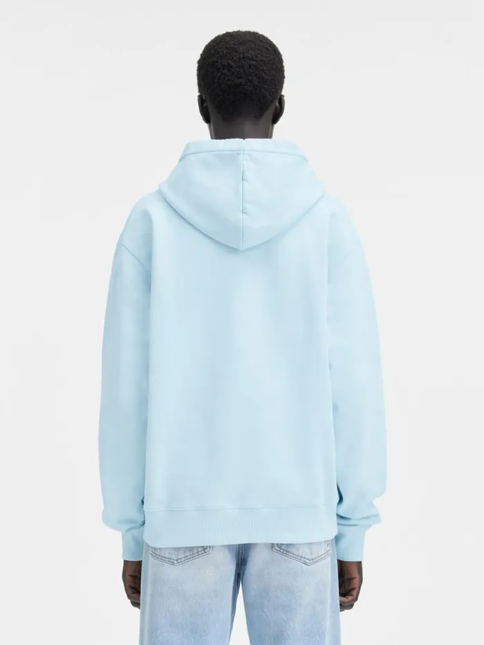 JACQUEMUS The Gros Grain Hoodie Light Blue WomenMen Sweatshirts and Joggings JACQUEMUS The Gros Grain Hoodie Light Blue WomenMen Sweatshirts and Joggings