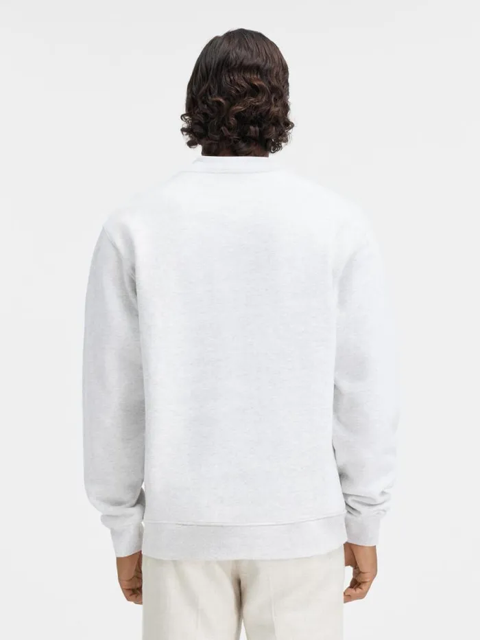 JACQUEMUS The Gros Grain Sweatshirt Grey WomenMen Sweatshirts and Joggings JACQUEMUS The Gros Grain Sweatshirt Grey WomenMen Sweatshirts and Joggings