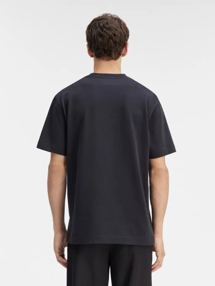 JACQUEMUS The Gros Grain Tshirt Black WomenMen Tshirts