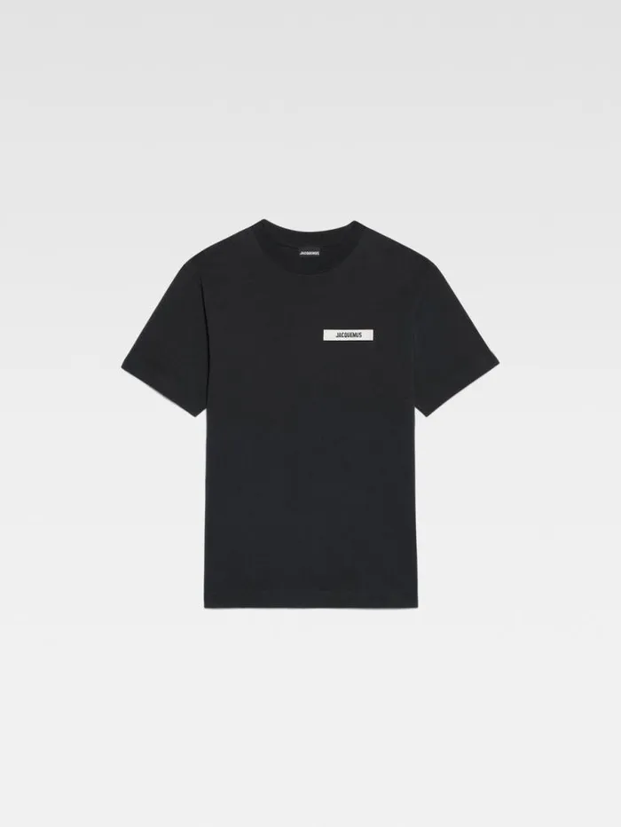 JACQUEMUS The Gros Grain Tshirt Black WomenMen Tshirts