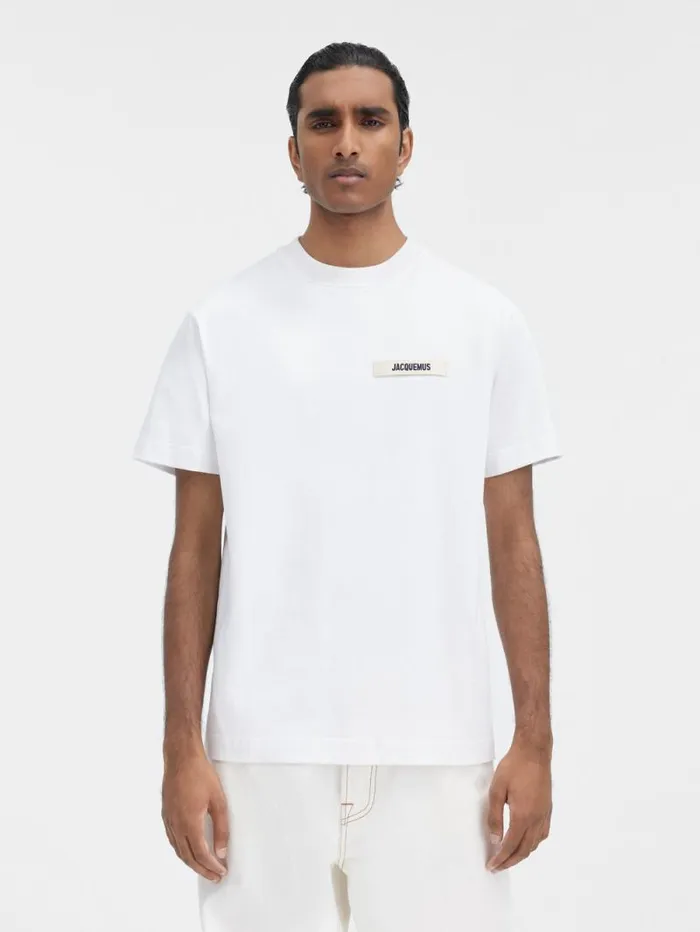 JACQUEMUS The Gros Grain Tshirt White WomenMen Tshirts