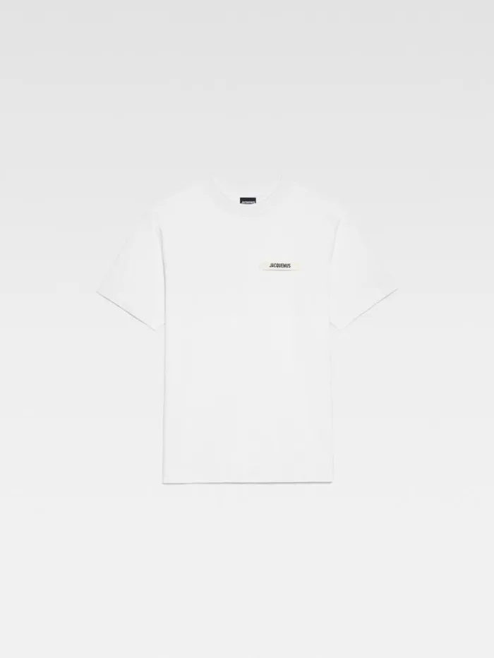 JACQUEMUS The Gros Grain Tshirt White WomenMen Tshirts