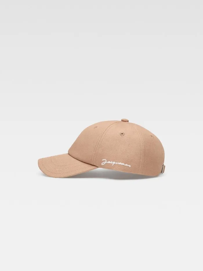 JACQUEMUS The Jacquemus Cap Beige Women Hats