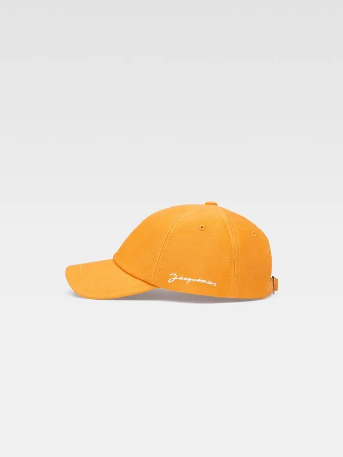 JACQUEMUS The Jacquemus Cap Dark Orange Women Hats JACQUEMUS The Jacquemus Cap Dark Orange Women Hats