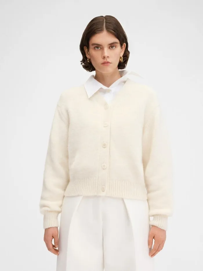 JACQUEMUS The Jacquemus Cardigan Light Beige Women Knits