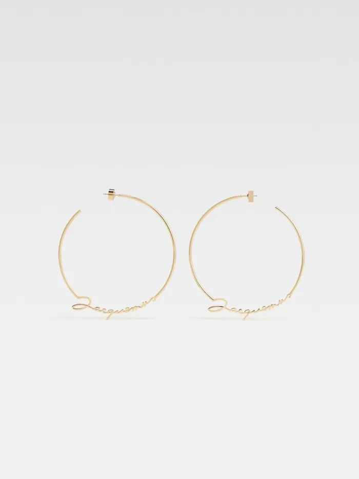 JACQUEMUS The Jacquemus Hoops Earrings Gold Women Jewellery