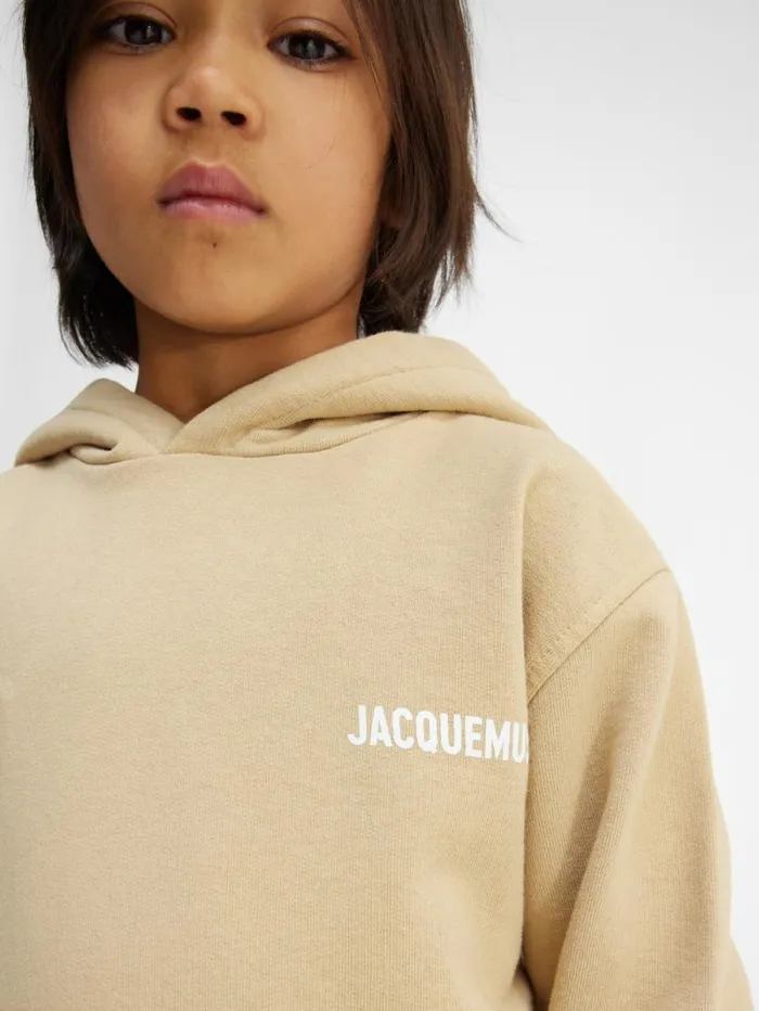 JACQUEMUS The Jacquemus Kids039 Sweatshirt Dark Beige WomenMen Tops JACQUEMUS The Jacquemus Kids039 Sweatshirt Dark Beige WomenMen Tops