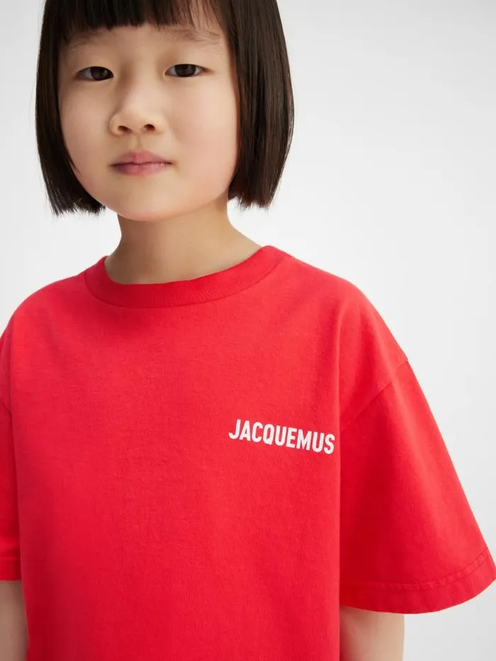 JACQUEMUS The Jacquemus Kids039 Tshirt Red WomenMen Tops