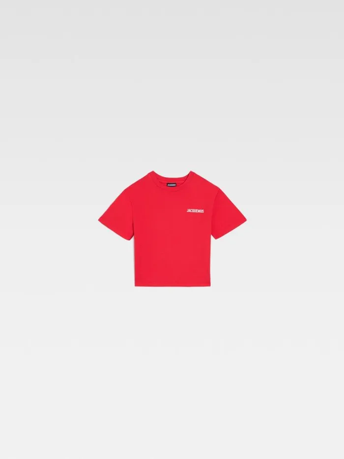 JACQUEMUS The Jacquemus Kids039 Tshirt Red WomenMen Tops