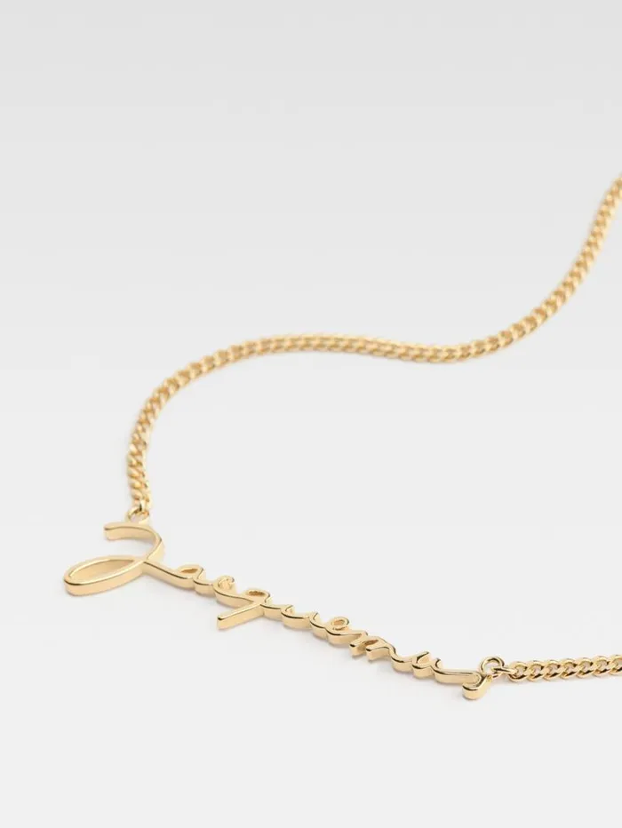 JACQUEMUS The Jacquemus Necklace Gold WomenMen Jewellery JACQUEMUS The Jacquemus Necklace Gold WomenMen Jewellery