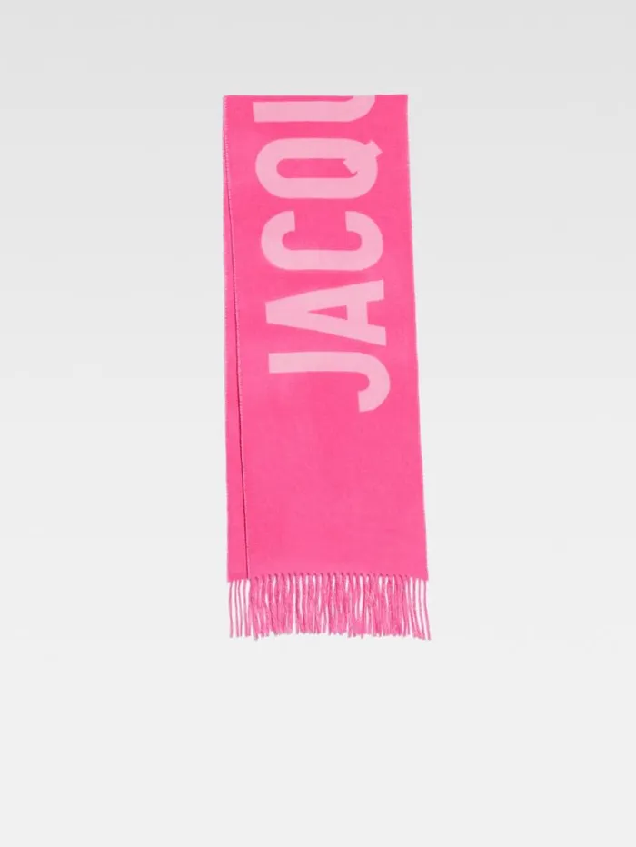 JACQUEMUS The Jacquemus Scarf Multipink WomenMen Scarves Beanies and Gloves