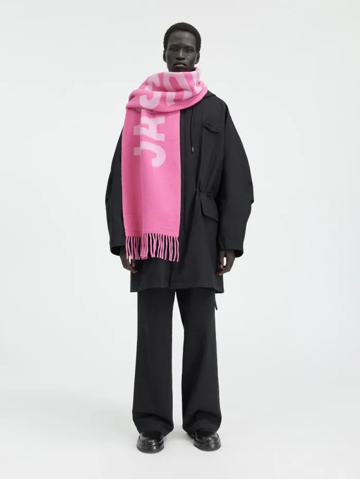 JACQUEMUS The Jacquemus Scarf Multipink WomenMen Scarves Beanies and Gloves JACQUEMUS The Jacquemus Scarf Multipink WomenMen Scarves Beanies and Gloves