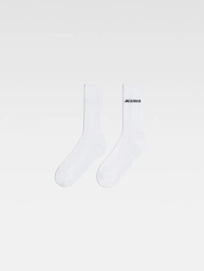JACQUEMUS The Jacquemus Socks White WomenMen Textile Accessories