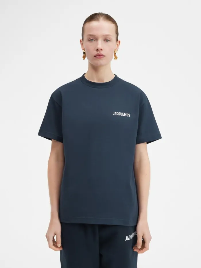 JACQUEMUS The Jacquemus Tshirt Dark Navy WomenMen Tshirts
