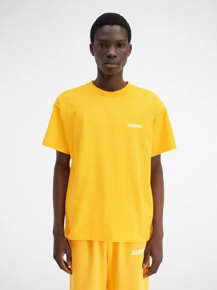 JACQUEMUS The Jacquemus Tshirt Yellow Men Tshirts