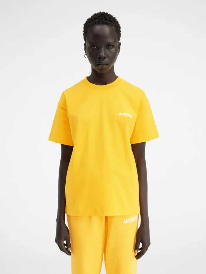 JACQUEMUS The Jacquemus Tshirt Yellow Men Tshirts JACQUEMUS The Jacquemus Tshirt Yellow Men Tshirts