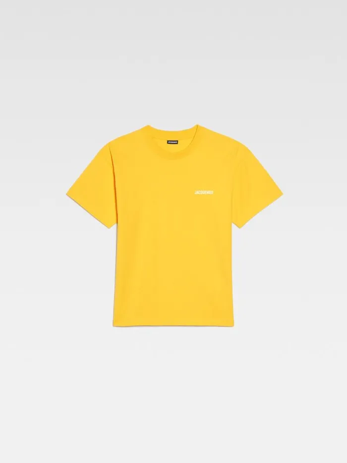 JACQUEMUS The Jacquemus Tshirt Yellow Men Tshirts JACQUEMUS The Jacquemus Tshirt Yellow Men Tshirts