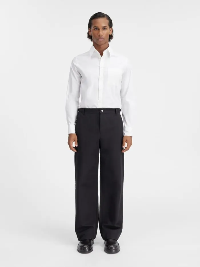 JACQUEMUS The Jean Pants Black Men Trousers and Shorts