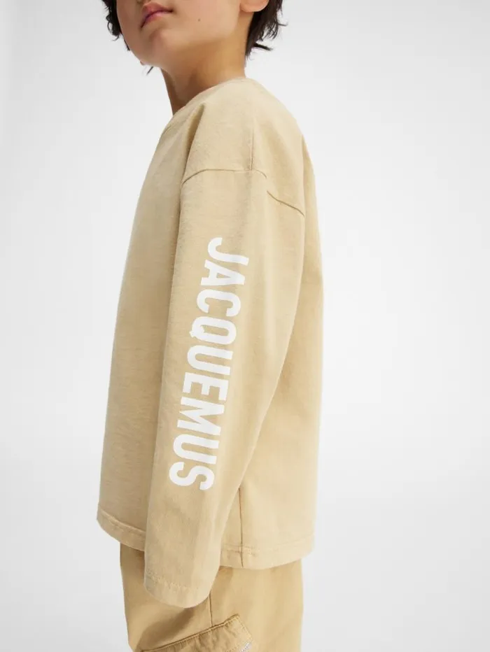 JACQUEMUS The Kids039 Longsleeve Tshirt Dark Beige WomenMen Tops JACQUEMUS The Kids039 Longsleeve Tshirt Dark Beige WomenMen Tops