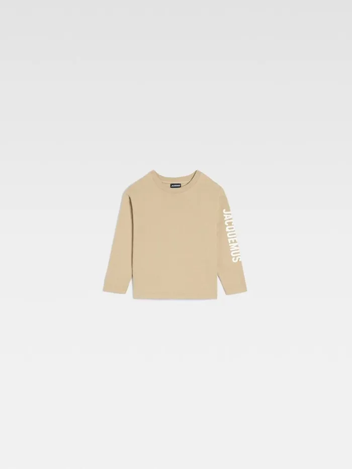 JACQUEMUS The Kids039 Longsleeve Tshirt Dark Beige WomenMen Tops JACQUEMUS The Kids039 Longsleeve Tshirt Dark Beige WomenMen Tops