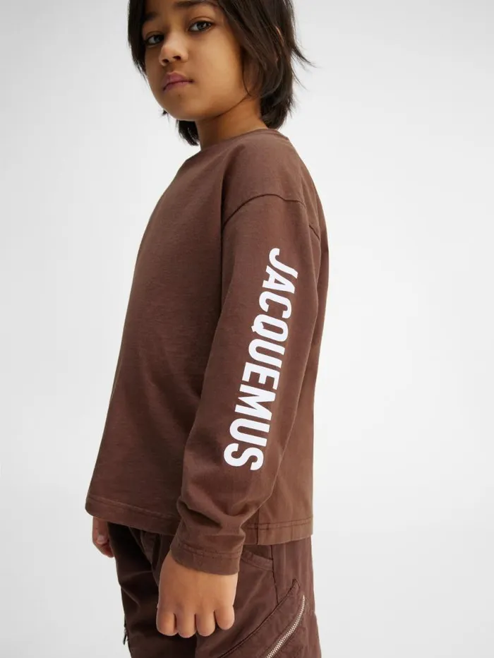 JACQUEMUS The Kids039 Longsleeve Tshirt Dark Brown WomenMen Tops JACQUEMUS The Kids039 Longsleeve Tshirt Dark Brown WomenMen Tops