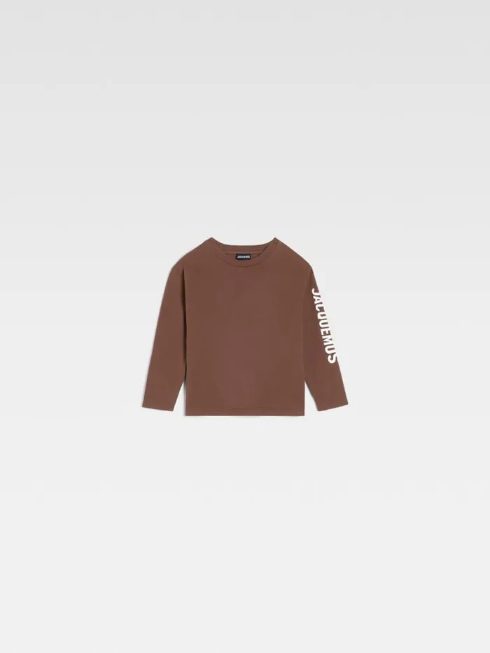 JACQUEMUS The Kids039 Longsleeve Tshirt Dark Brown WomenMen Tops JACQUEMUS The Kids039 Longsleeve Tshirt Dark Brown WomenMen Tops