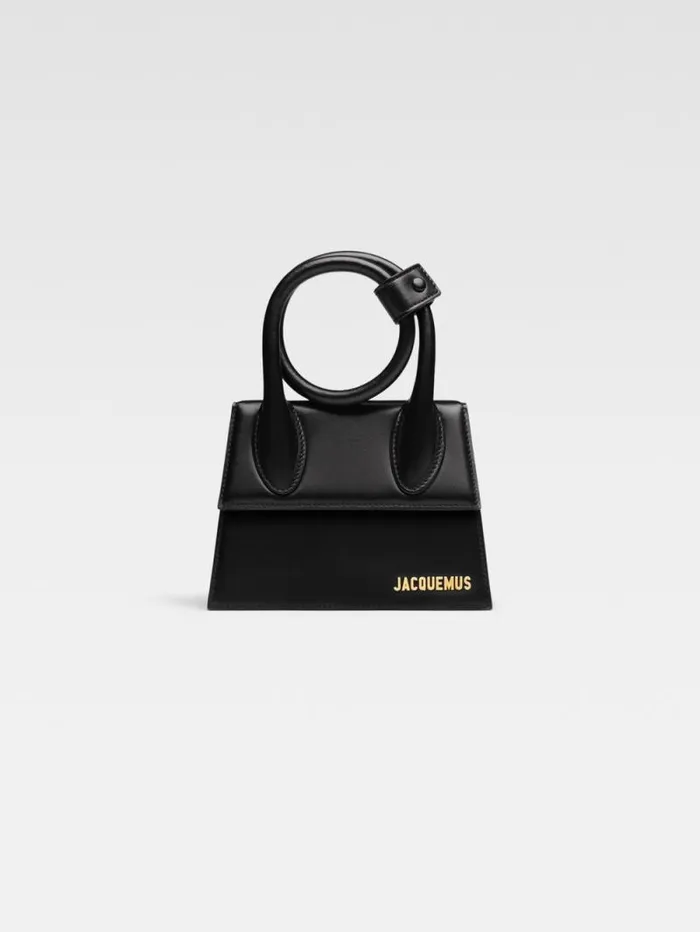 JACQUEMUS The Knot Chiquito Black Women Crossbody and Handbags
