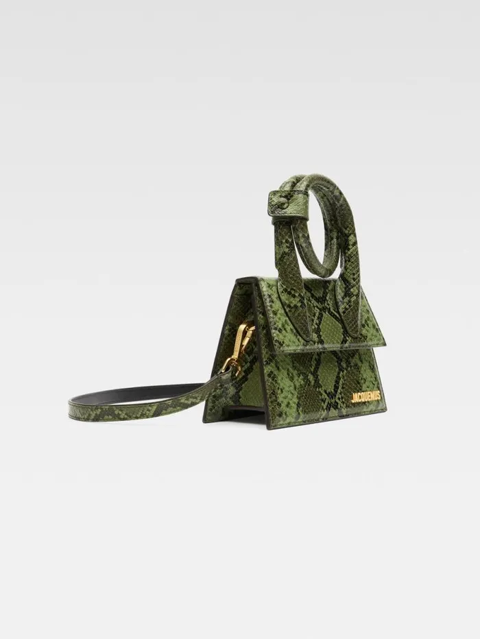 JACQUEMUS The Knot Chiquito Green Women Crossbody and Handbags JACQUEMUS The Knot Chiquito Green Women Crossbody and Handbags