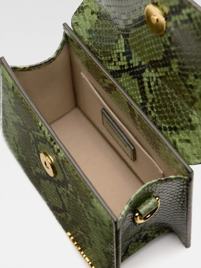 JACQUEMUS The Knot Chiquito Green Women Crossbody and Handbags JACQUEMUS The Knot Chiquito Green Women Crossbody and Handbags