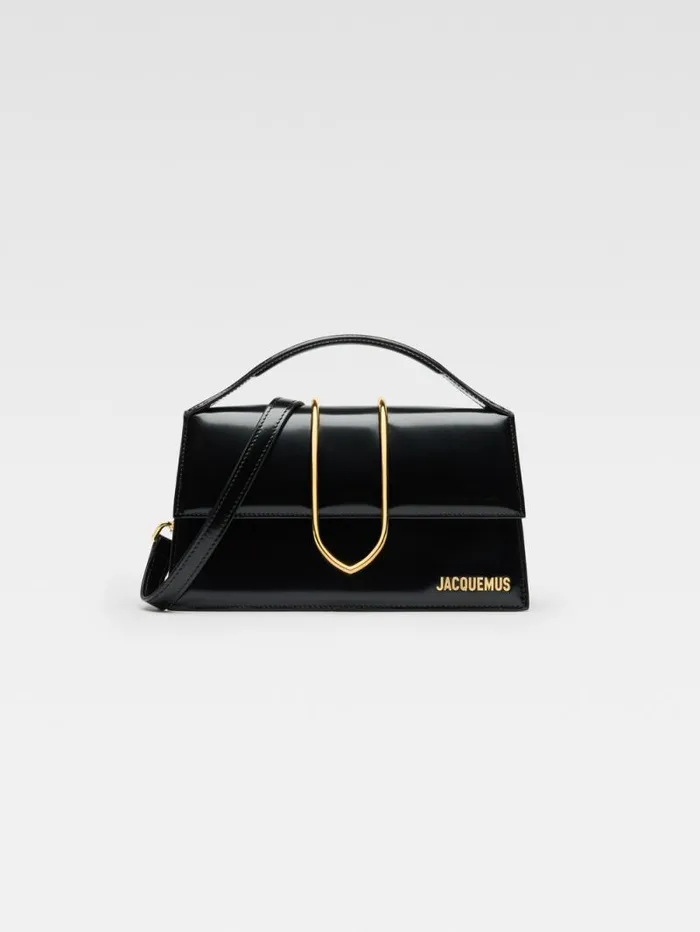 JACQUEMUS The Large Bambino Black Women Crossbody and Handbags