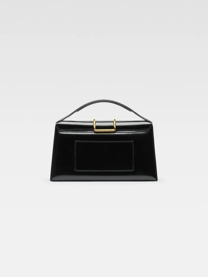 JACQUEMUS The Large Bambino Black Women Crossbody and Handbags JACQUEMUS The Large Bambino Black Women Crossbody and Handbags