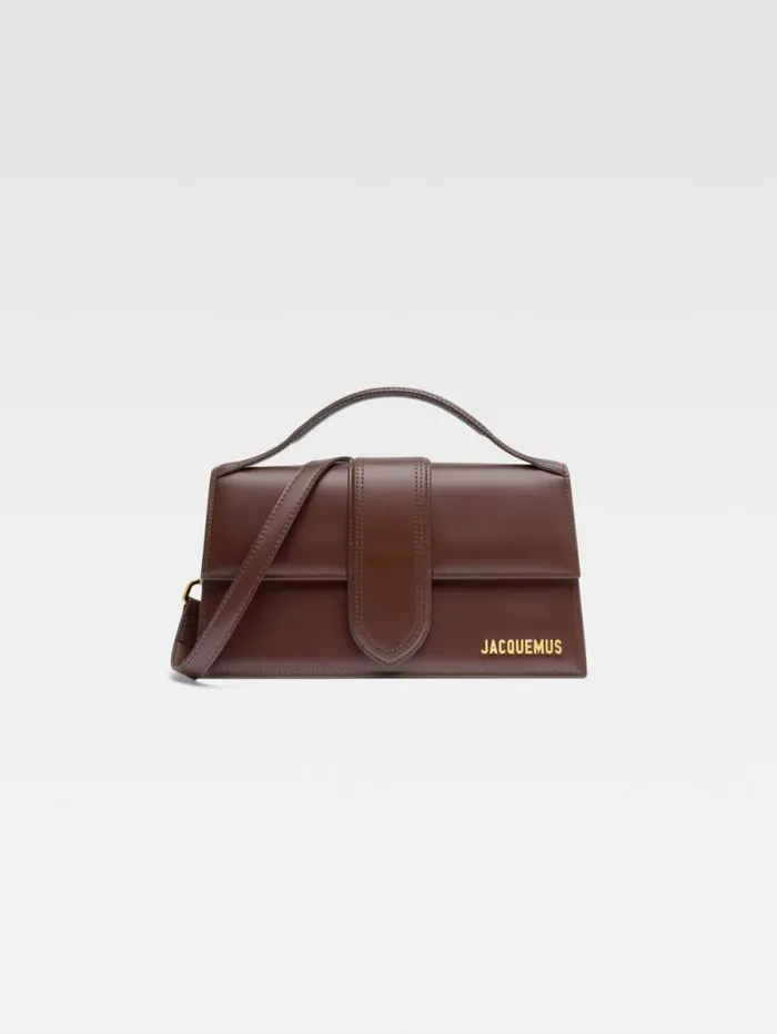 JACQUEMUS The Large Bambino Brown Women Crossbody and Handbags