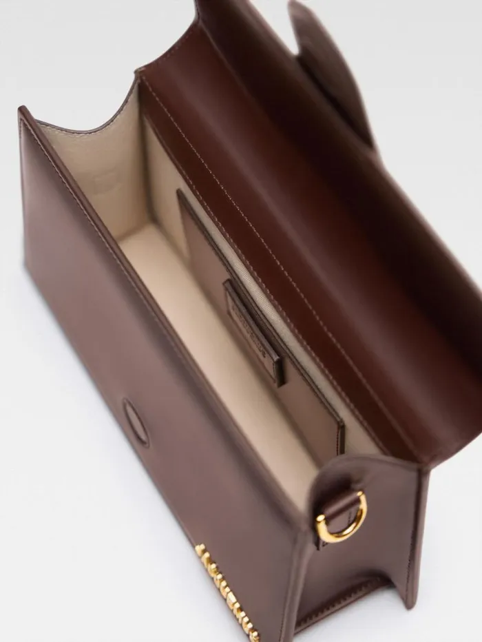 JACQUEMUS The Large Bambino Brown Women Crossbody and Handbags JACQUEMUS The Large Bambino Brown Women Crossbody and Handbags