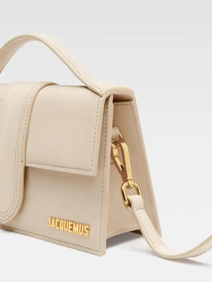 JACQUEMUS The Large Bambino Dark Beige Women Crossbody and Handbags JACQUEMUS The Large Bambino Dark Beige Women Crossbody and Handbags