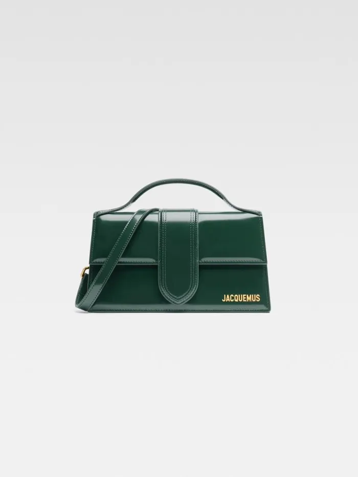 JACQUEMUS The Large Bambino Dark Green Women Crossbody and Handbags