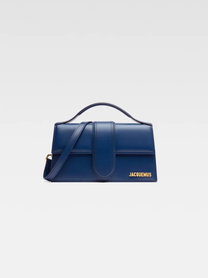 JACQUEMUS The Large Bambino Dark Navy Women Crossbody and Handbags