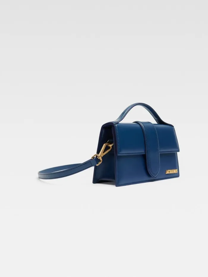 JACQUEMUS The Large Bambino Dark Navy Women Crossbody and Handbags JACQUEMUS The Large Bambino Dark Navy Women Crossbody and Handbags