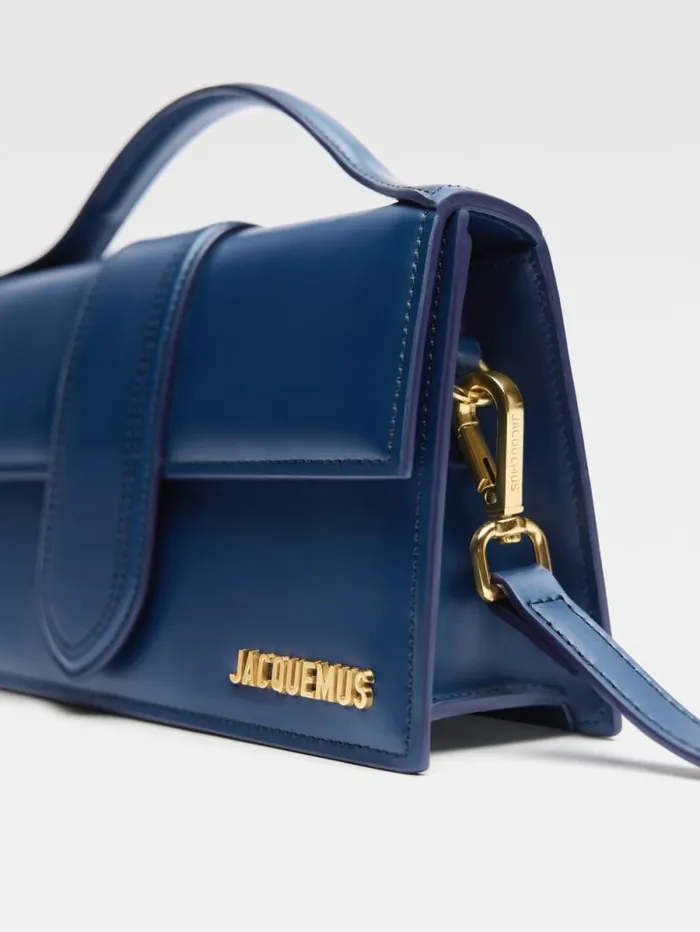 JACQUEMUS The Large Bambino Dark Navy Women Crossbody and Handbags JACQUEMUS The Large Bambino Dark Navy Women Crossbody and Handbags