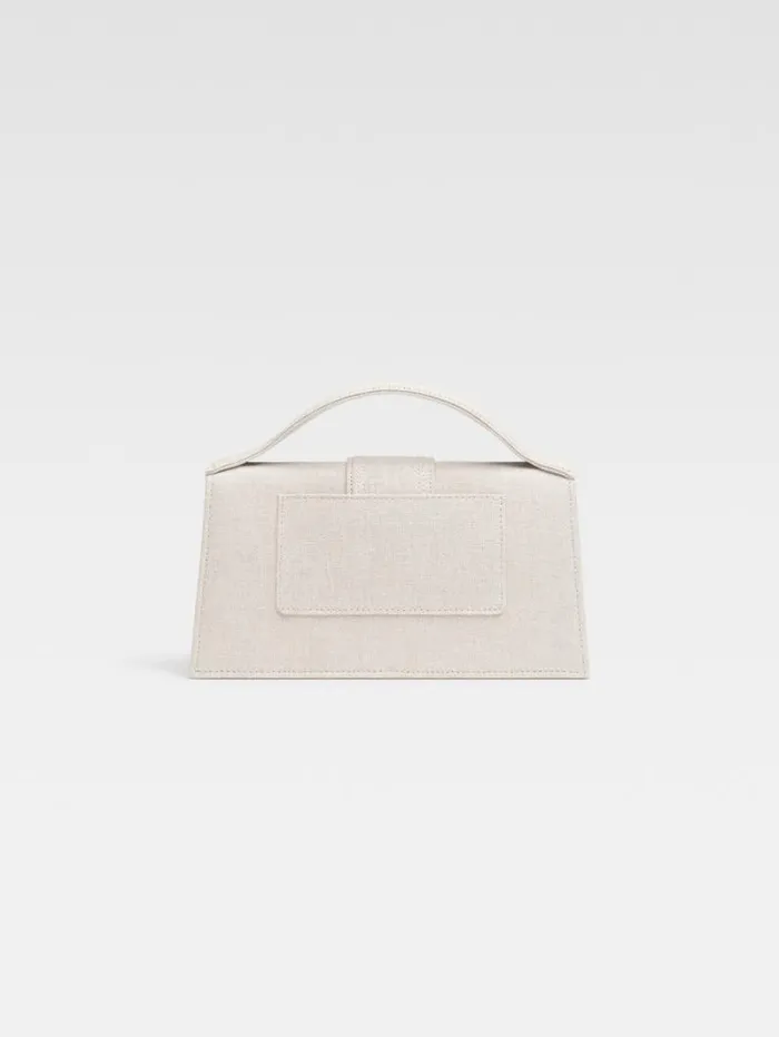 JACQUEMUS The Large Bambino Light Greige Women Crossbody and Handbags JACQUEMUS The Large Bambino Light Greige Women Crossbody and Handbags