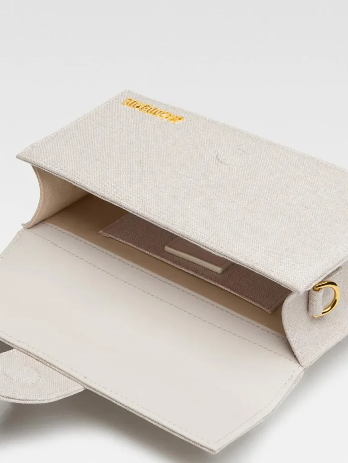JACQUEMUS The Large Bambino Light Greige Women Crossbody and Handbags JACQUEMUS The Large Bambino Light Greige Women Crossbody and Handbags
