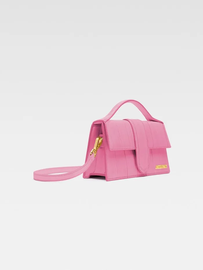 JACQUEMUS The Large Bambino Pale Pink Women Crossbody and Handbags JACQUEMUS The Large Bambino Pale Pink Women Crossbody and Handbags