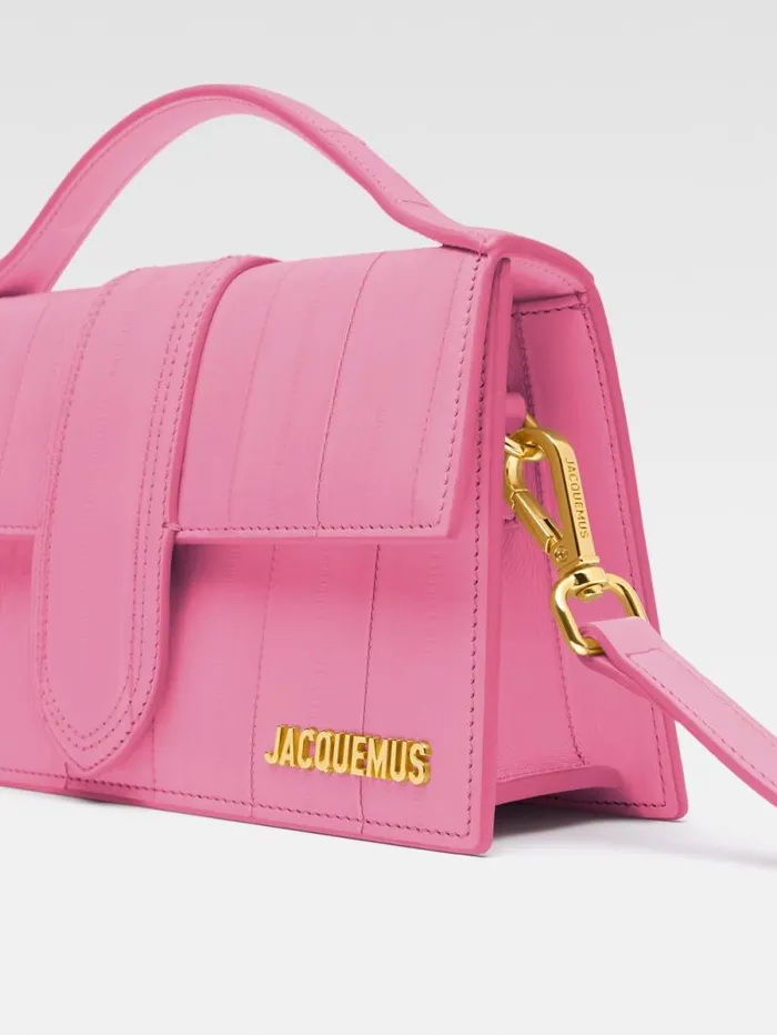 JACQUEMUS The Large Bambino Pale Pink Women Crossbody and Handbags JACQUEMUS The Large Bambino Pale Pink Women Crossbody and Handbags