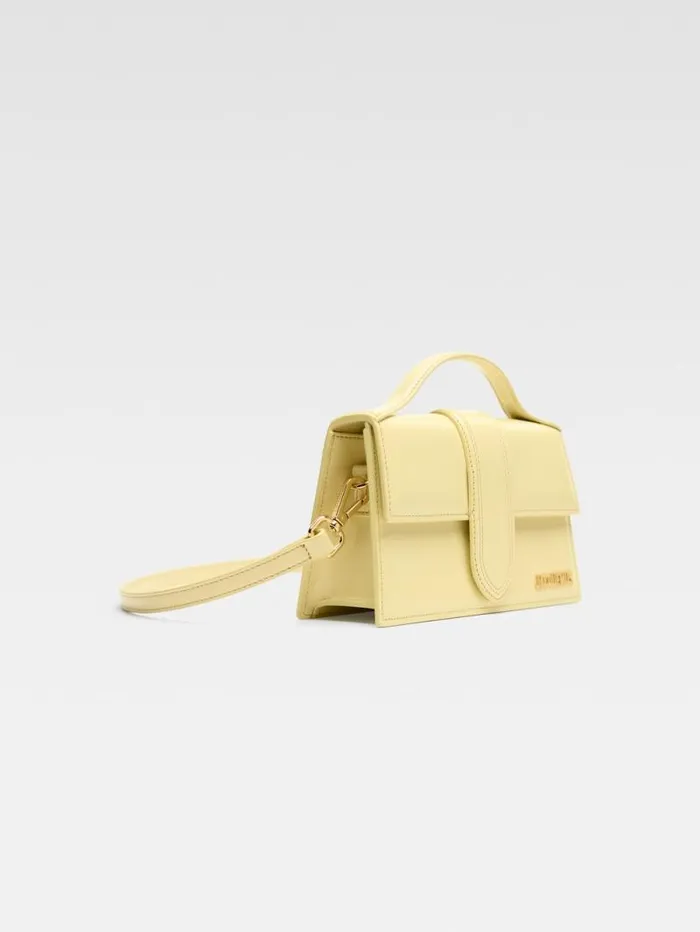 JACQUEMUS The Large Bambino Pale Yellow Women Crossbody and Handbags JACQUEMUS The Large Bambino Pale Yellow Women Crossbody and Handbags