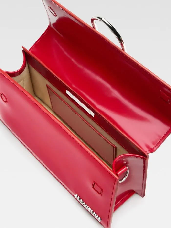 JACQUEMUS The Large Bambino Red Women Crossbody and Handbags