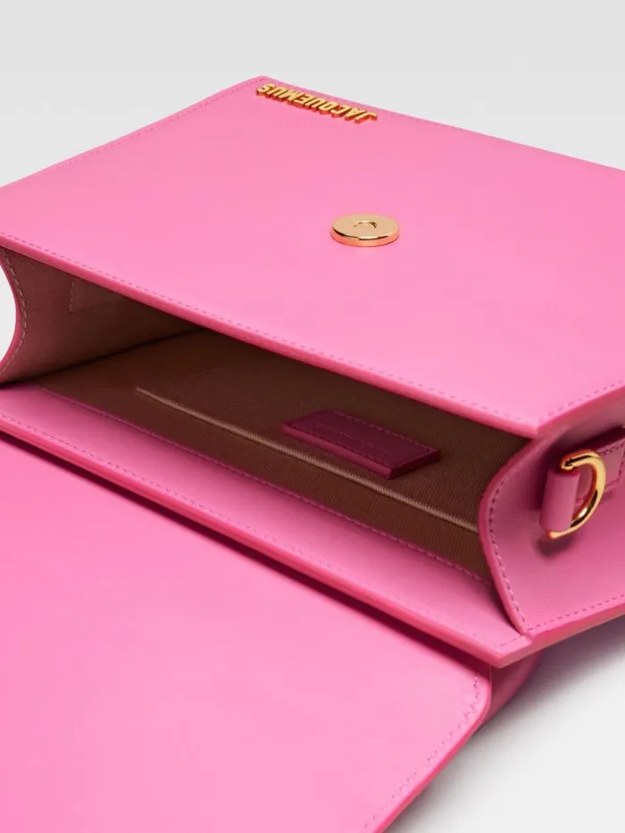 JACQUEMUS The Large Chiquito Pink Women Crossbody and Handbags JACQUEMUS The Large Chiquito Pink Women Crossbody and Handbags