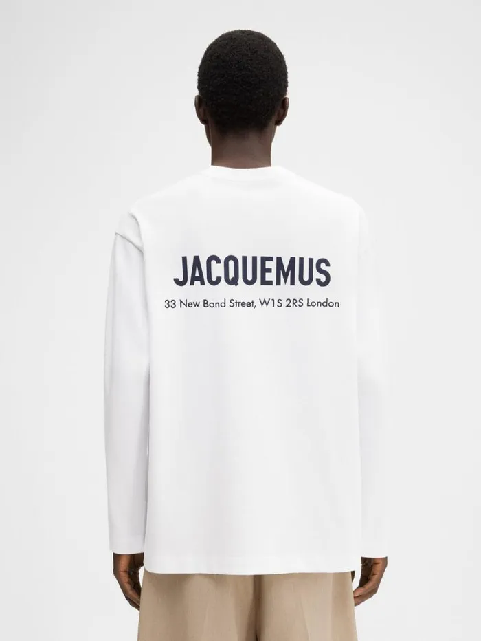 JACQUEMUS The London Address Tshirt Londres White WomenMen Tshirts JACQUEMUS The London Address Tshirt Londres White WomenMen Tshirts